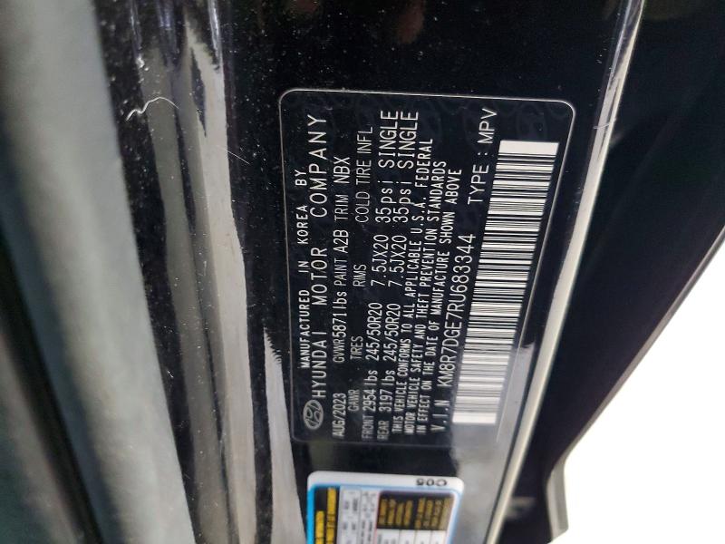 47021196 :رقم المزاد ، KM8R7DGE7RU683344 vin ، 2024 Hyundai Palisade مزاد بيع