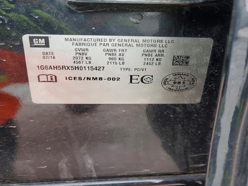 Продажа на аукционе авто 2017 Cadillac Ats, vin: 1G6AH5RX5H0115427, номер лота: 79523595