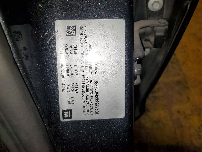 Aukcja sprzedaży 2014 Buick Verano, vin: 1G4PP5SK8E4113325, numer aukcji: 79492105