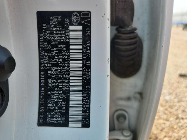 47561316 :رقم المزاد ، 2T1BURHE1JC082765 vin ، 2018 Toyota Corolla مزاد بيع