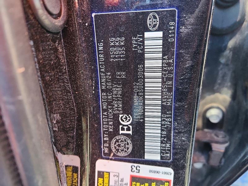 Продажа на аукционе авто 2025 Toyota Camry Le, vin: 4T1DBADK8SU003006, номер лота: 47423226