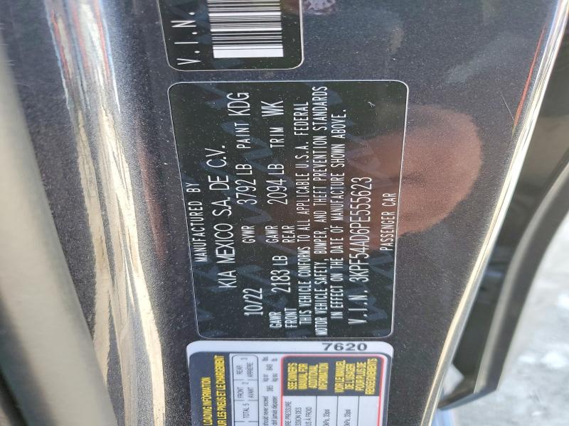 46845256 :رقم المزاد ، 3KPF54AD6PE555623 vin ، 2023 Kia Forte مزاد بيع