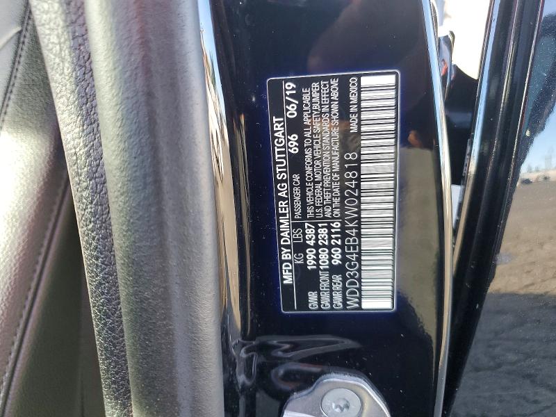 Продаж на аукціоні авто 2019 Mercedes-benz A, vin: WDD3G4EB4KW024818, номер лоту: 47142566