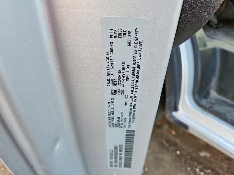 46991056 :رقم المزاد ، 3C6LRVVG5SE529001 vin ، 2025 Ram Promaster 2500 مزاد بيع