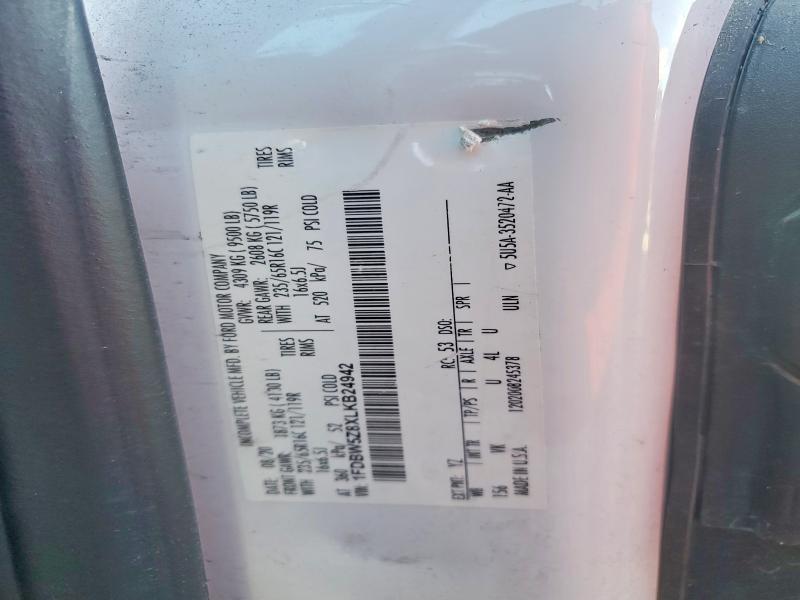Продажа на аукционе авто 2020 Ford Transit, vin: 1FDBW5Z8XLKB24942, номер лота: 79975645
