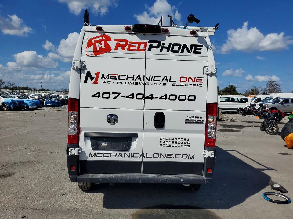 Продажа на аукционе авто 2024 Ram Promaster 2500, vin: 3C6LRVCG2RE146338, номер лота: 41911306