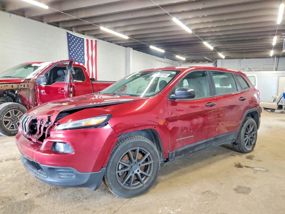 Продажа на аукционе авто 2015 Jeep Cherokee, vin: 1C4PJLAB6FW596749, номер лота: 45968196