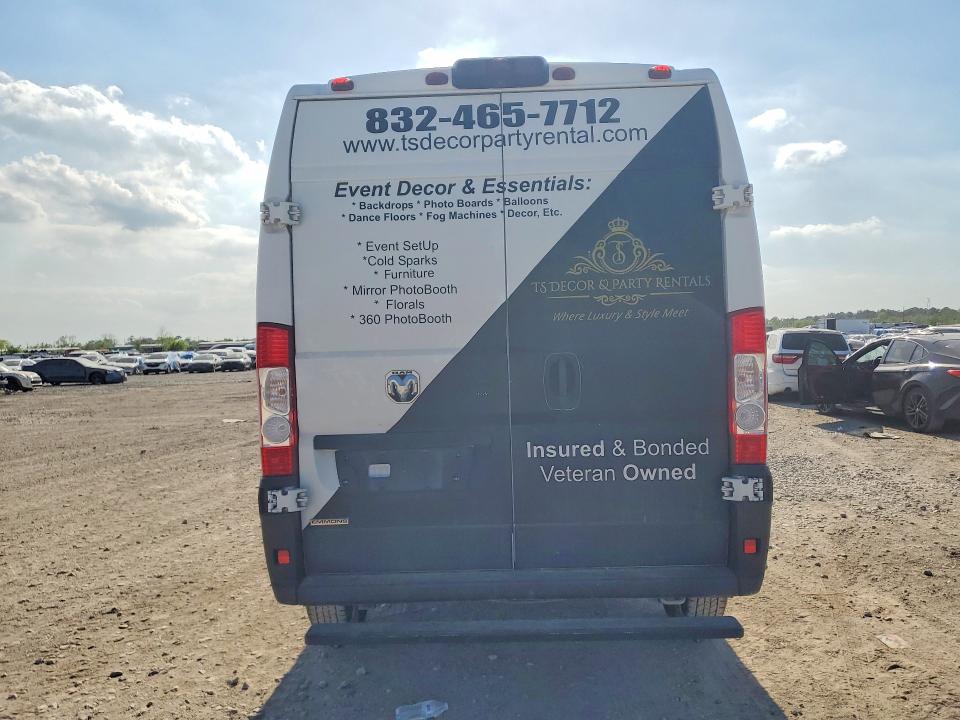 Продажа на аукционе авто 2023 Ram Promaster 2500, vin: 3C6LRVDG7PE570111, номер лота: 47280116