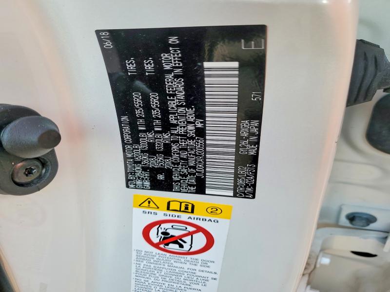 2018 Lexus Rx 450hl მანქანა იყიდება აუქციონზე, vin: JTJDGKCA9J2005567, აუქციონის ნომერი: 47325426