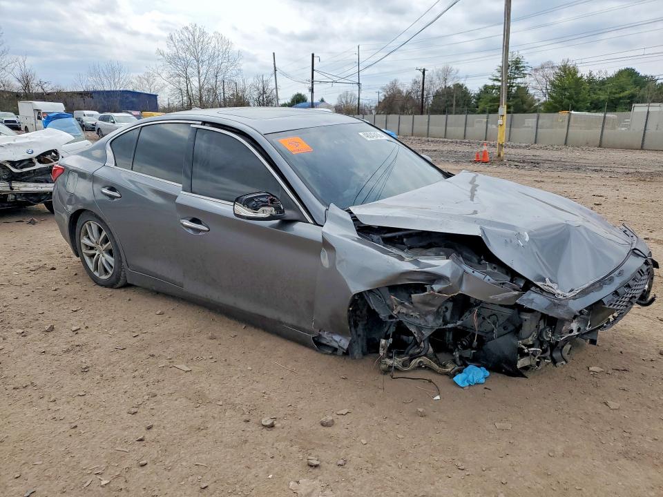 2015 Infiniti Q50 მანქანა იყიდება აუქციონზე, vin: JN1BV7AR5FM399735, აუქციონის ნომერი: 48042456