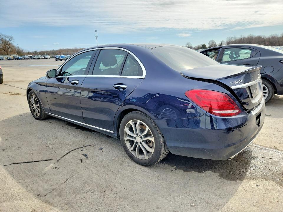 46129806 :رقم المزاد ، 55SWF4JB8GU161500 vin ، 2016 Mercedes-benz C مزاد بيع