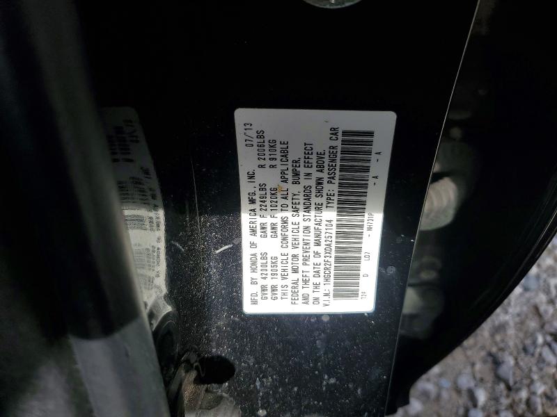 Aukcja sprzedaży 2013 Honda Accord, vin: 1HGCR2F3XDA257104, numer aukcji: 46575826