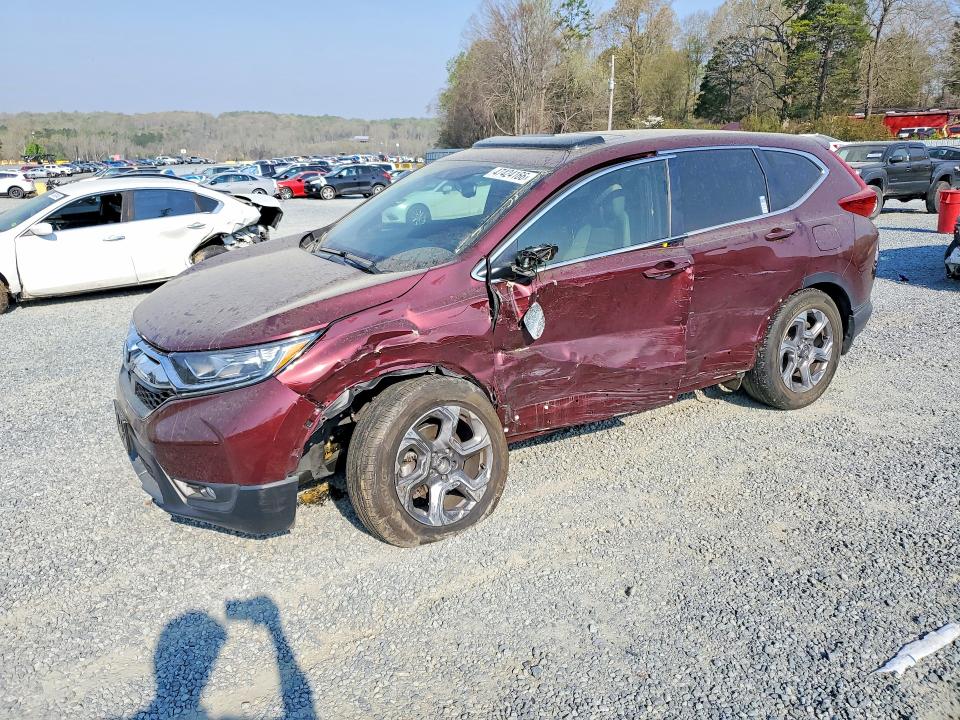47424166 :رقم المزاد ، 2HKRW1H8XKH504678 vin ، 2019 Honda Cr-v مزاد بيع