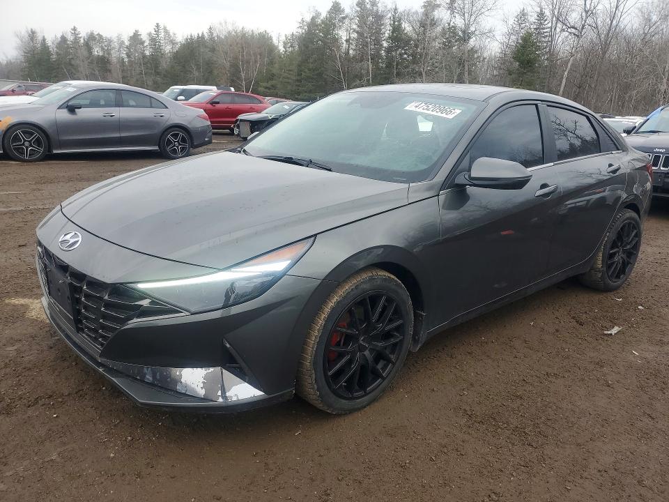 47520966 :رقم المزاد ، KMHLN4AG9MU168666 vin ، 2021 Hyundai Elantra مزاد بيع