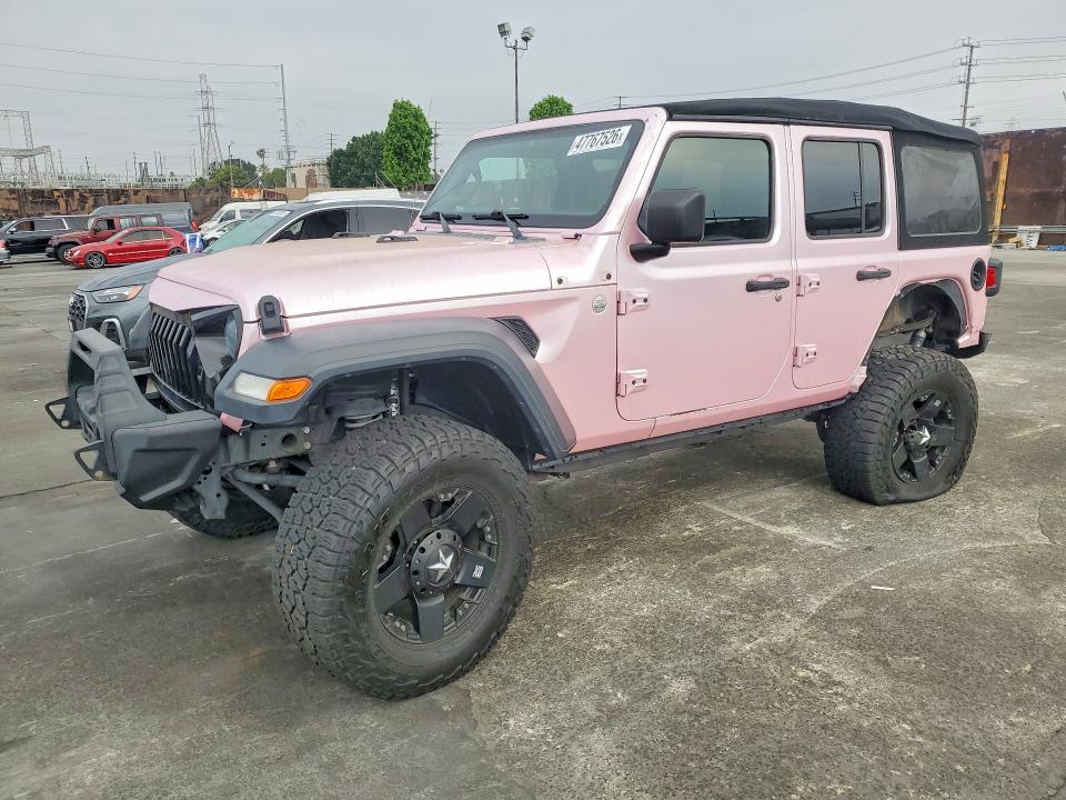 47767526 :رقم المزاد ، 1C4HJXDN3JW264911 vin ، 2018 Jeep Wrangler Unlimited مزاد بيع