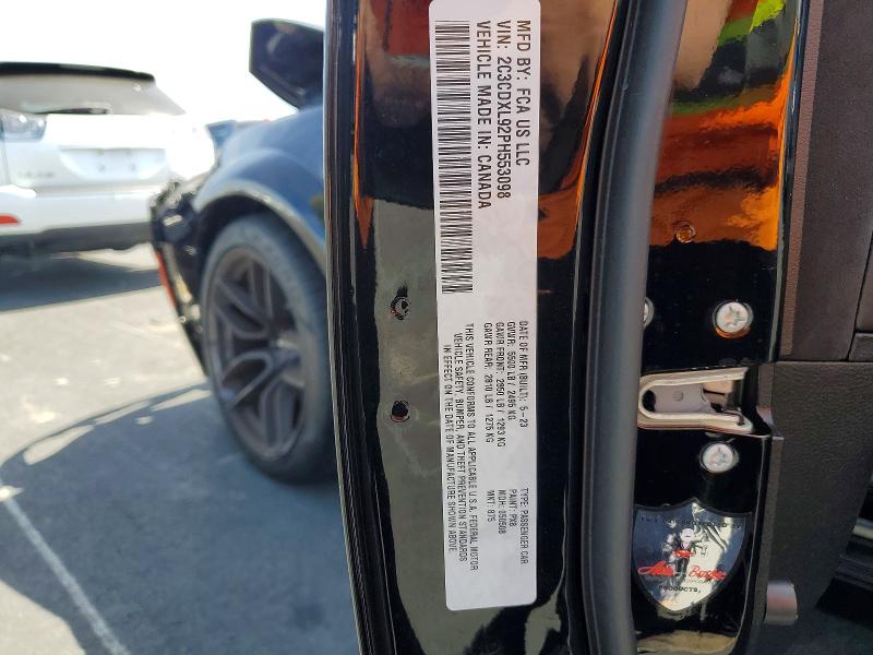 Продаж на аукціоні авто 2023 Dodge Charger, vin: 2C3CDXL92PH553098, номер лоту: 47293766