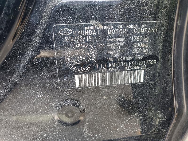 Aukcja sprzedaży 2020 Hyundai Elantra, vin: KMHD84LF5LU917509, numer aukcji: 76350335