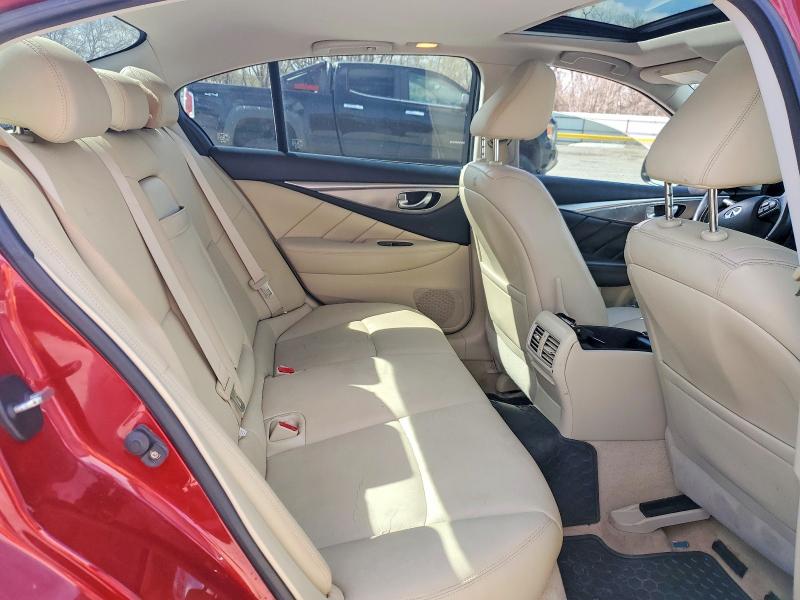 42007406 :رقم المزاد ، JN1BV7AP8EM675046 vin ، 2014 Infiniti Q50 مزاد بيع