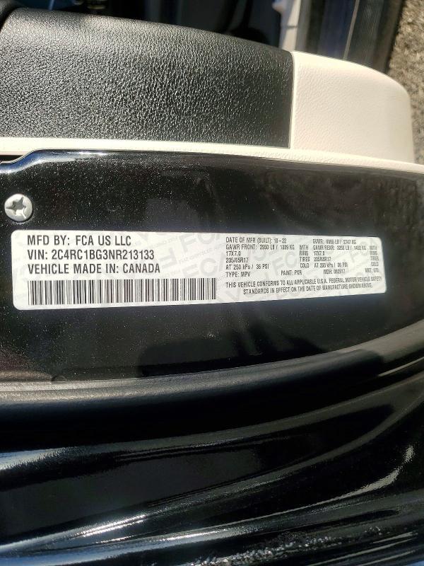 Aukcja sprzedaży 2022 Chrysler Pacifica, vin: 2C4RC1BG3NR213133, numer aukcji: 79482675