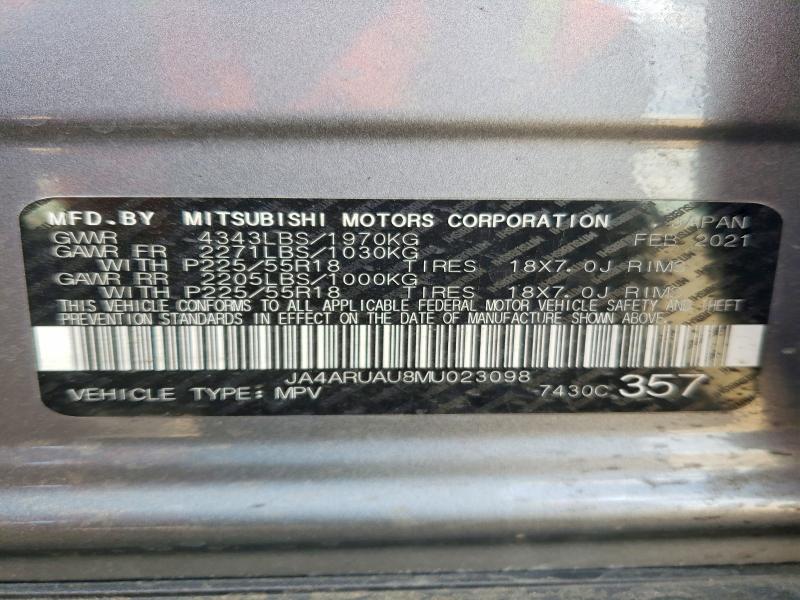 Продаж на аукціоні авто 2021 Mitsubishi Outlander Sport, vin: JA4ARUAU8MU023098, номер лоту: 79317785
