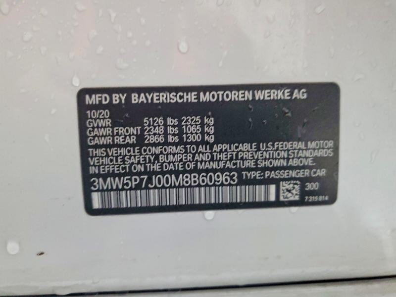 Продаж на аукціоні авто 2021 Bmw 330e, vin: 3MW5P7J00M8B60963, номер лоту: 41702096