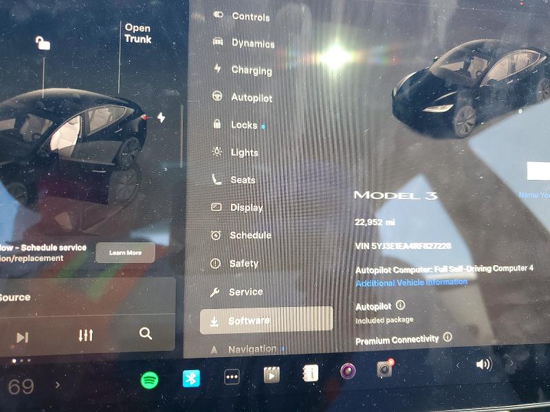 Aukcja sprzedaży 2024 Tesla Model 3, vin: 5YJ3E1EA4RF827228, numer aukcji: 45503746
