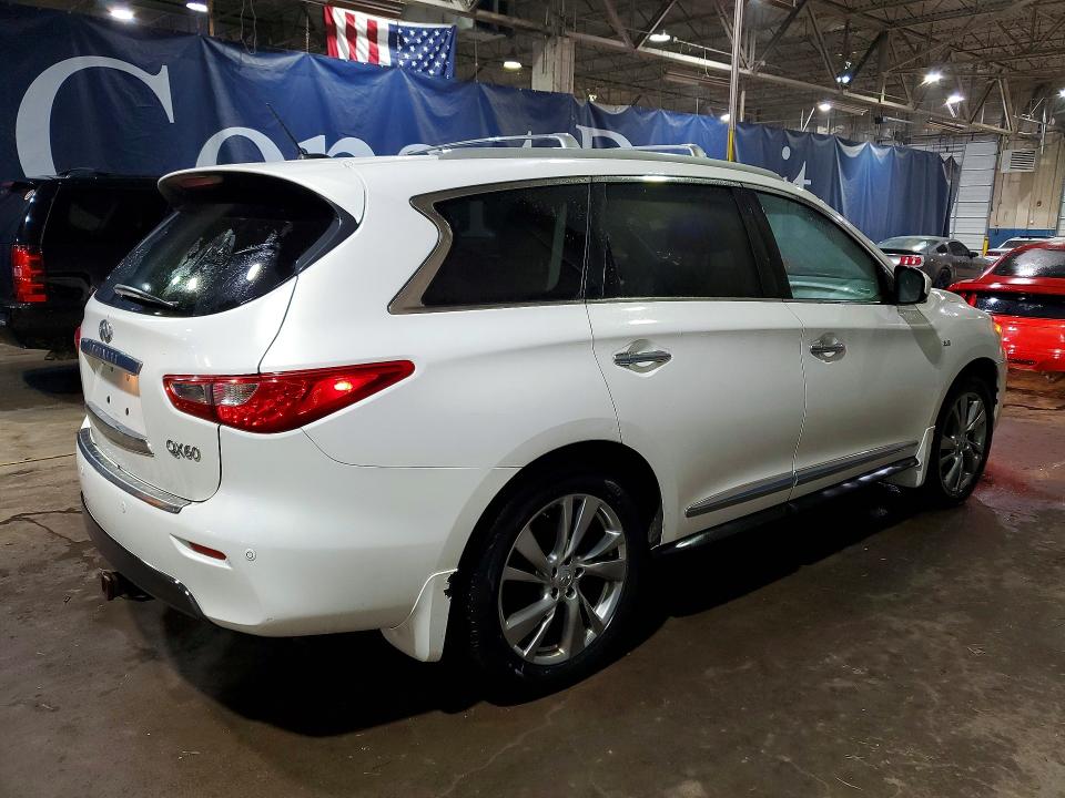 45758666 :رقم المزاد ، 5N1AL0MM8EC503947 vin ، 2014 Infiniti Qx60 مزاد بيع