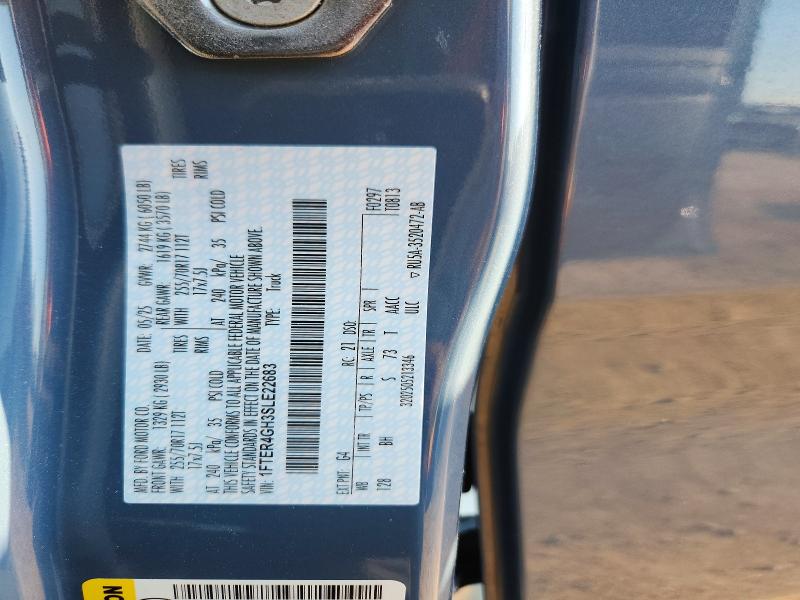 46672926 :رقم المزاد ، 1FTER4GH3SLE22683 vin ، 2025 Ford Ranger مزاد بيع