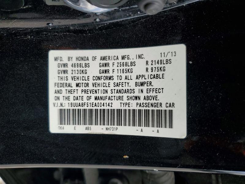 45856326 :رقم المزاد ، 19UUA8F51EA004142 vin ، 2014 Acura Tl مزاد بيع