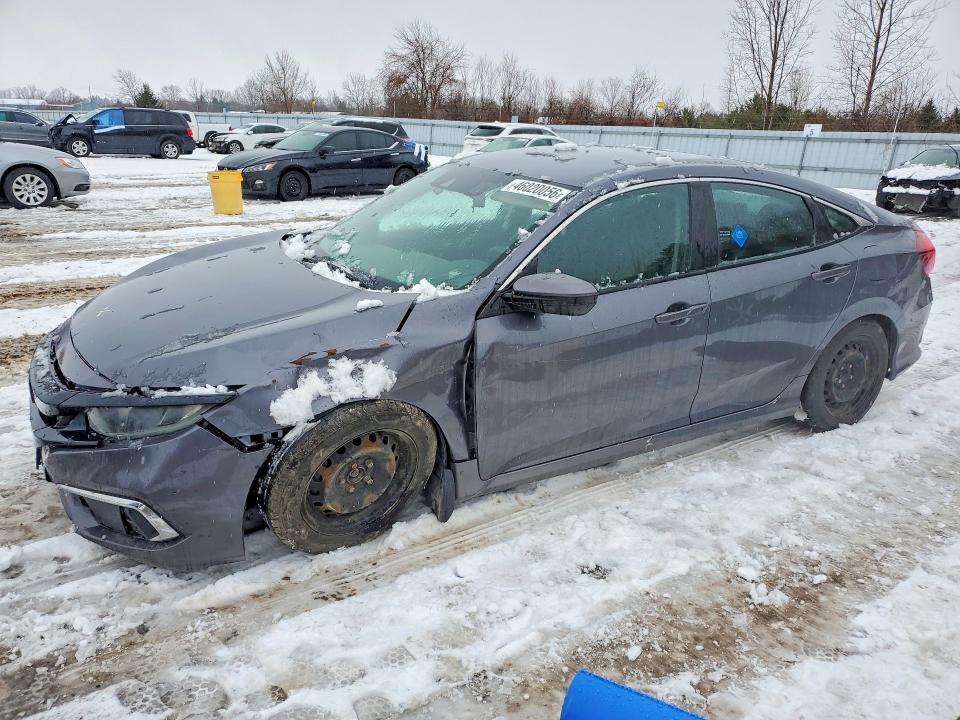 46020056 :رقم المزاد ، 2HGFC2F54KH022518 vin ، 2019 Honda Civic مزاد بيع