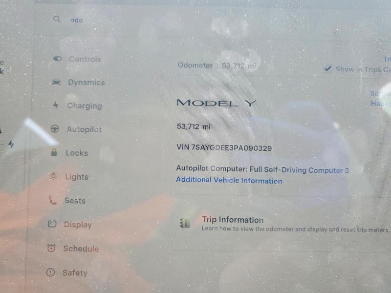 Продаж на аукціоні авто 2023 Tesla Model Y, vin: 7SAYGDEE3PA090329, номер лоту: 79480145