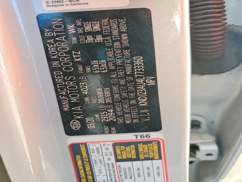 Aukcja sprzedaży 2020 Kia Soul, vin: KNDJ23AU4L7733360, numer aukcji: 41762356