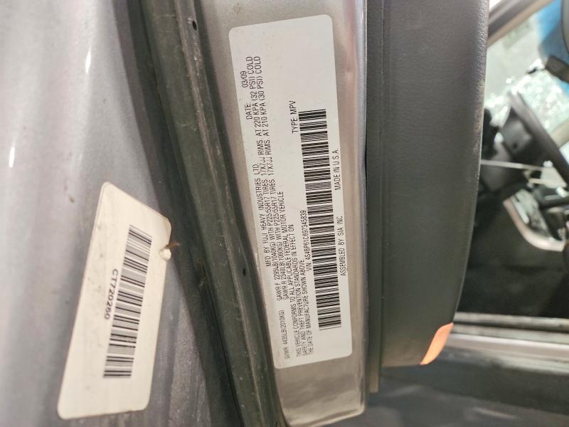 Продажа на аукционе авто 2009 Subaru Outback, vin: 4S4BP61C697345839, номер лота: 79912405