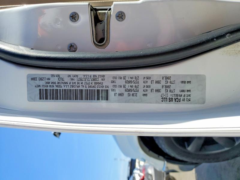 Продажа на аукционе авто 2018 Ram 1500, vin: 1C6RR7LT2JS179571, номер лота: 41952956