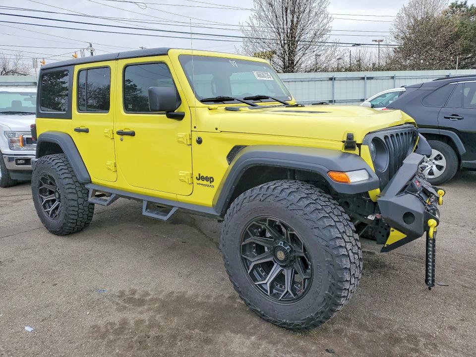 2022 Jeep Wrangler Unlimited მანქანა იყიდება აუქციონზე, vin: 1C4HJXDGXNW253394, აუქციონის ნომერი: 46636726