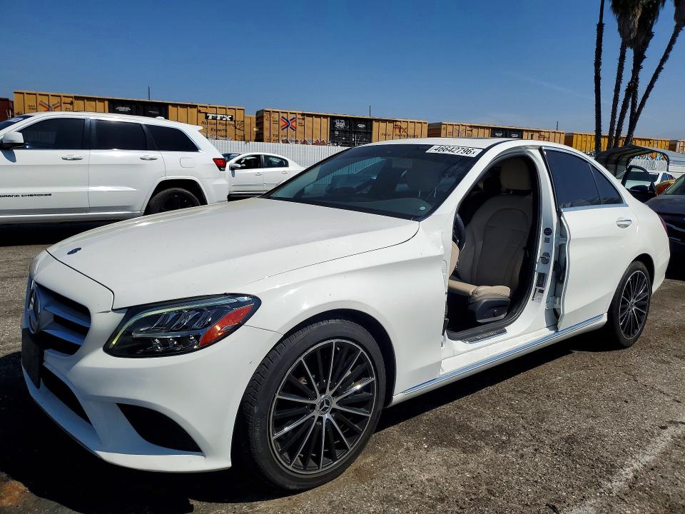 Продажа на аукционе авто 2019 Mercedes-benz C, vin: 55SWF8DB8KU296892, номер лота: 46642796