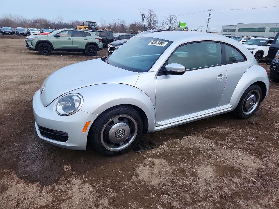 46845806 :رقم المزاد ، 3VWJP7AT4CM601136 vin ، 2012 Volkswagen Beetle مزاد بيع