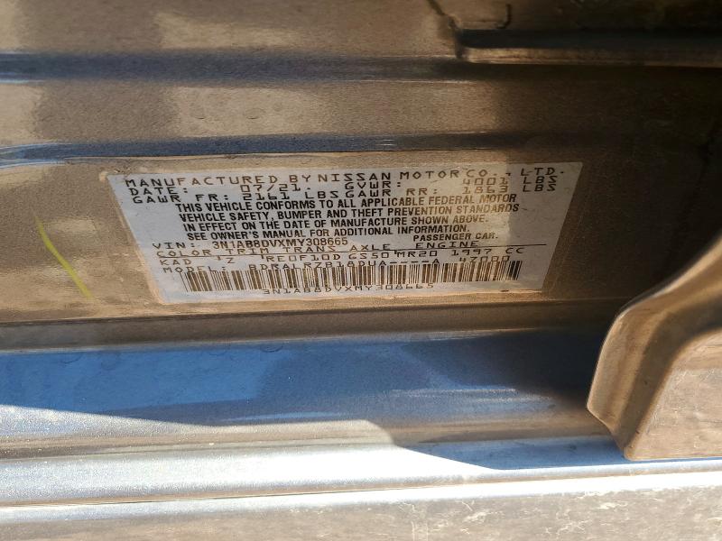 45840896 :رقم المزاد ، 3N1AB8DVXMY308665 vin ، 2021 Nissan Sentra مزاد بيع