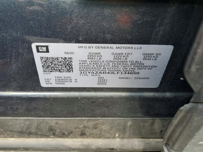 Aukcja sprzedaży 2020 Cadillac Xt4, vin: 1GYAZAR43LF134650, numer aukcji: 41725666