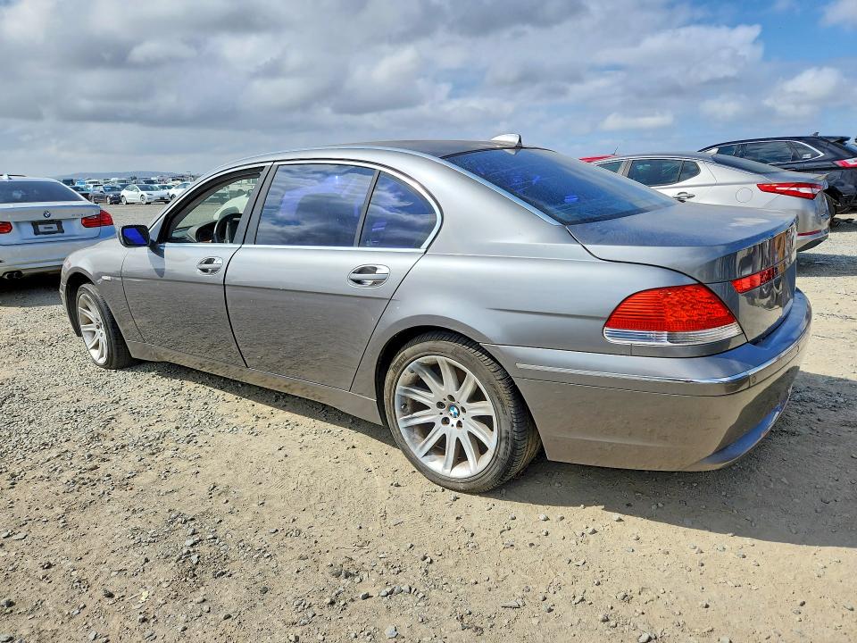 41850346 :رقم المزاد ، WBAGN63534DS54257 vin ، 2004 Bmw 745 مزاد بيع