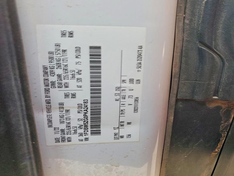 46997456 :رقم المزاد ، 1FDBW5ZG0PKA24183 vin ، 2023 Ford Transit مزاد بيع