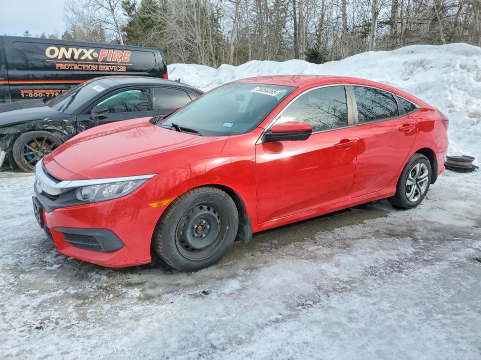 75056365 :رقم المزاد ، 2HGFC2F59HH507696 vin ، 2017 Honda Civic Lx مزاد بيع