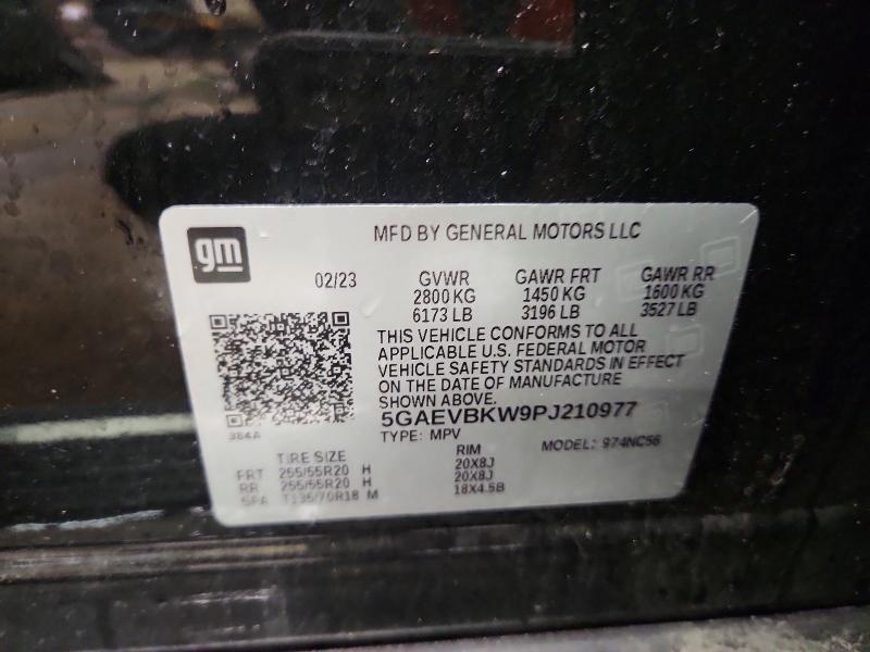 2023 Buick Enclave მანქანა იყიდება აუქციონზე, vin: 5GAEVBKW9PJ210977, აუქციონის ნომერი: 41721046