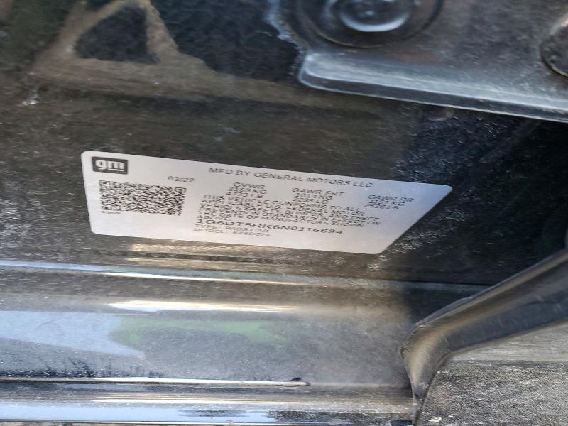 79554995 :رقم المزاد ، 1G6DT5RK6N0116694 vin ، 2022 Cadillac Ct5 مزاد بيع