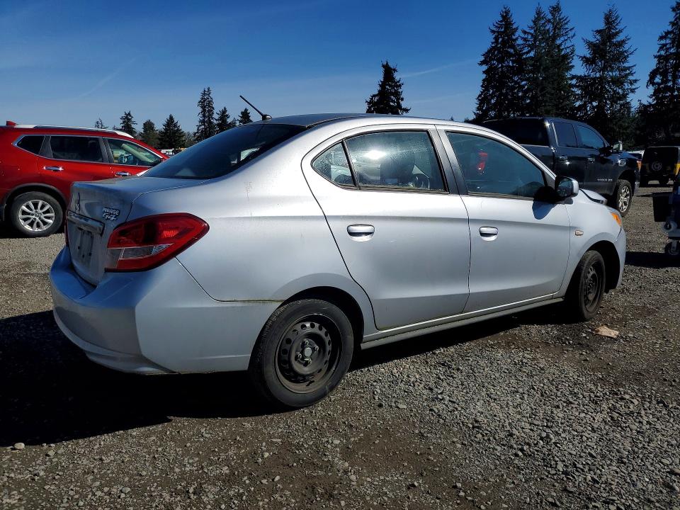 2019 Mitsubishi Mirage მანქანა იყიდება აუქციონზე, vin: ML32F3FJXKHF15316, აუქციონის ნომერი: 47763566
