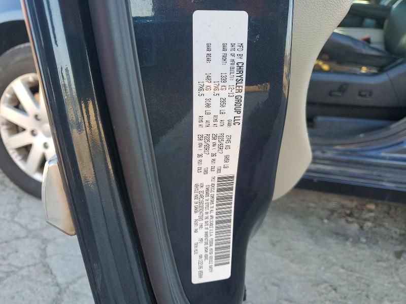 46904436 :رقم المزاد ، 2C4RC1BG3ER247203 vin ، 2014 Chrysler Town & Country مزاد بيع