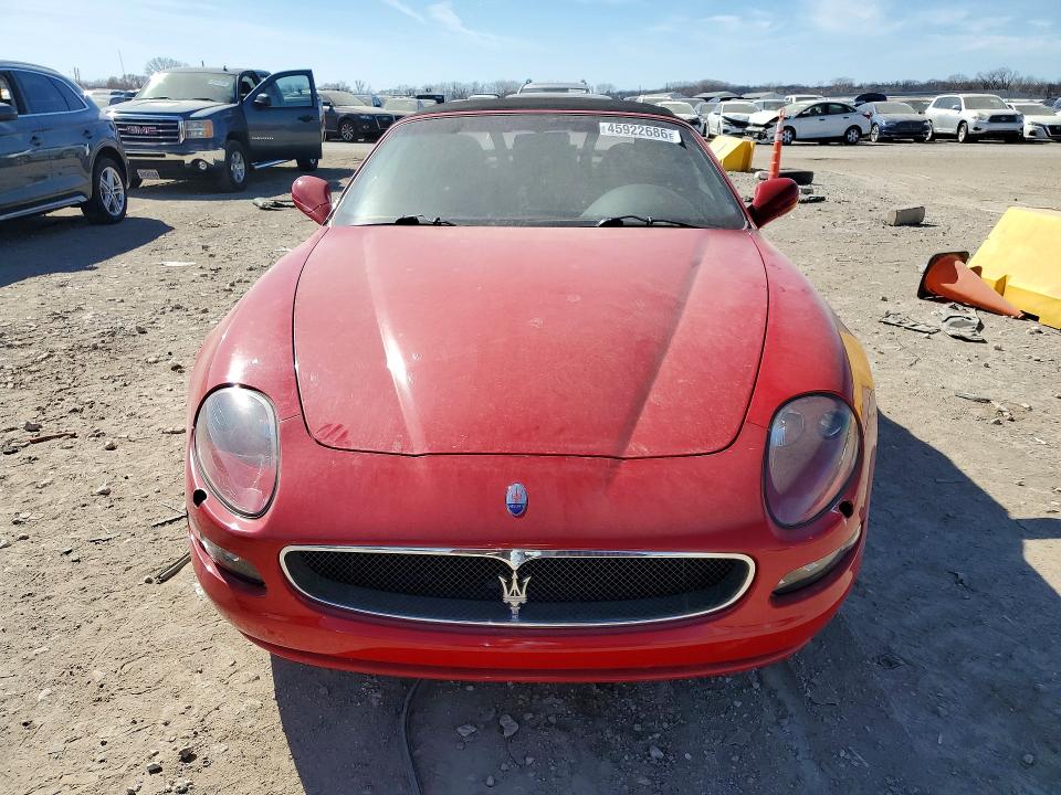 Продажа на аукционе авто 2002 Maserati Spyder, vin: ZAMBB18A120006183, номер лота: 45922686