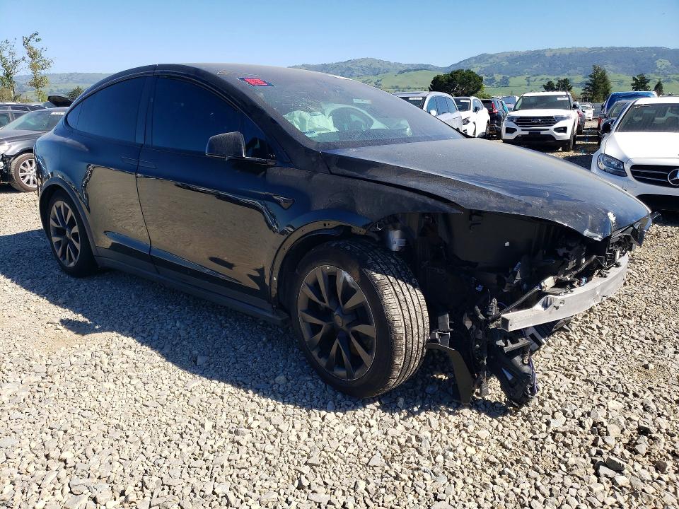 2022 Tesla Model X მანქანა იყიდება აუქციონზე, vin: 7SAXCAE54NF349710, აუქციონის ნომერი: 45492386