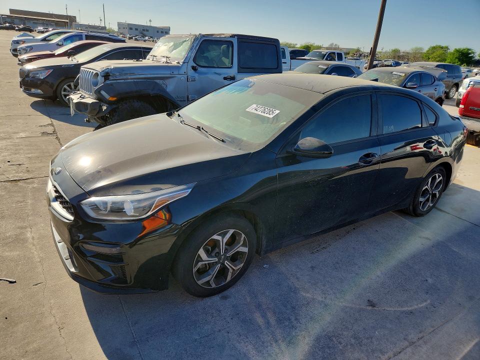 2019 Kia Forte მანქანა იყიდება აუქციონზე, vin: 3KPF24AD7KE050739, აუქციონის ნომერი: 74276285