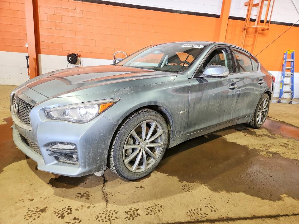 Auction sale of the 2015 Infiniti Q50 Hybrid, vin: JN1AV7AR1FM850266, lot number: 48098376